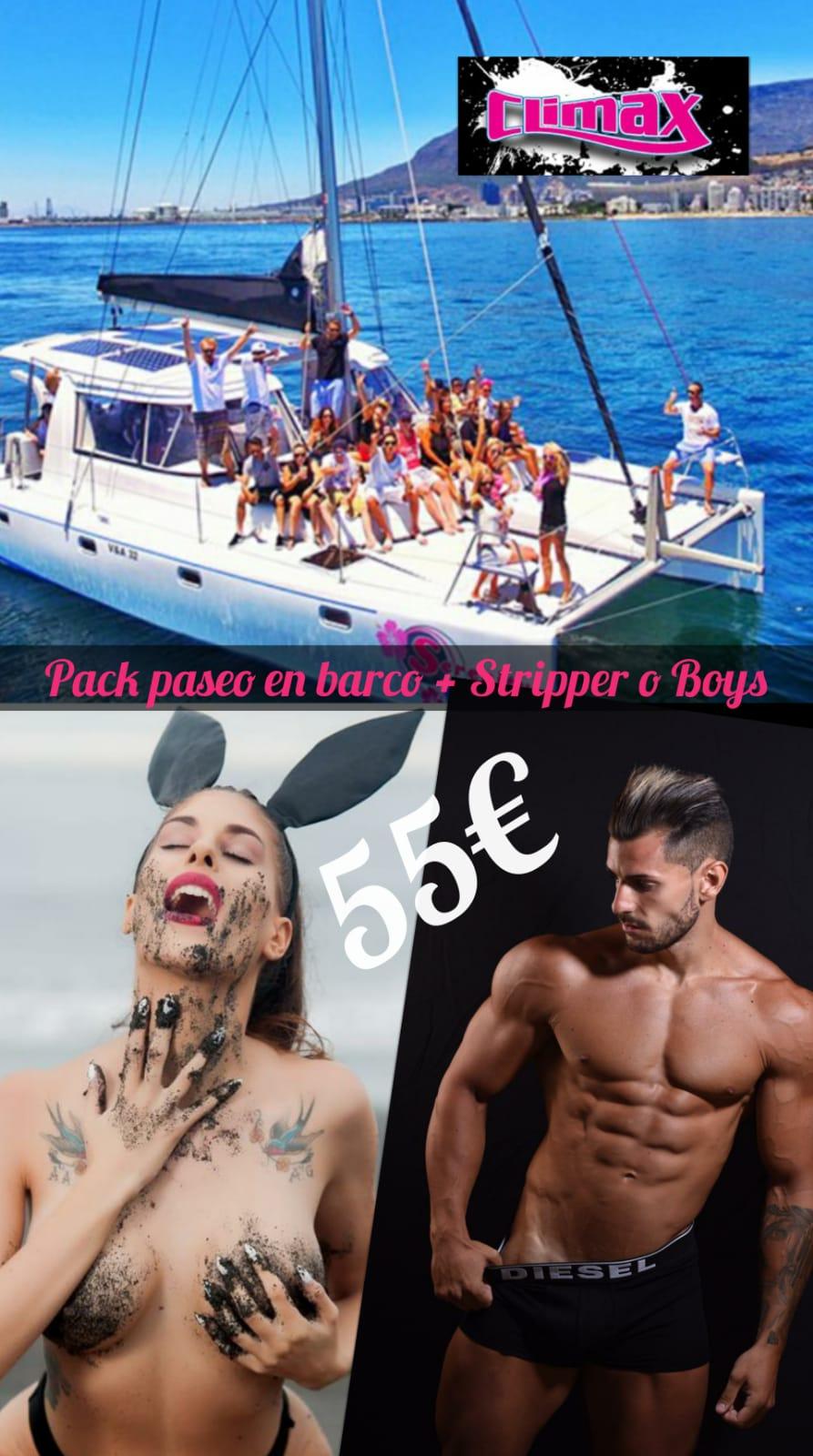 Pack paseo en barco + Stripper o Boy